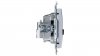 Simon 54 Gniazdo antenowe RD/TV/SAT przelotowe srebrny mat DASP.01/43